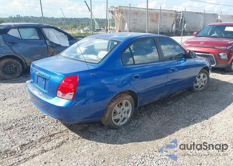 2004 Hyundai Elantra Gls/Gt из США, поврежденный, VIN KMHDN46D94U871350